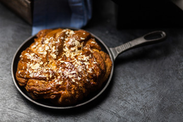 Sweet maple syrup bread