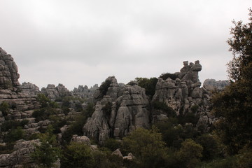Paesaggio carsico del Torcal di Antequera