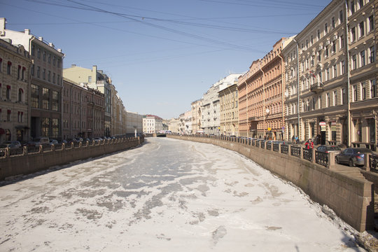 Embankment of the Moika River, St. Petersburg