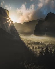 Foto auf Acrylglas Antireflex Yosemite Valley Sunrise - Tunnel View © Daniel