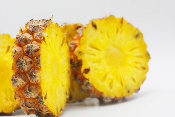 Pineapple on a white background