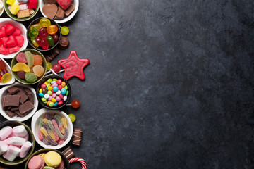 Obraz na płótnie Canvas Colorful sweets
