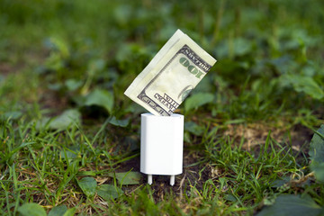 Electricity from the ground, energy of money, exercise