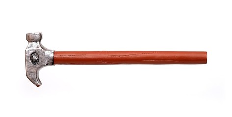 Little hammer on a white background