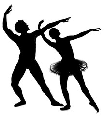 Silhouette Mann Frau Schatten Rollenspiel  Paar