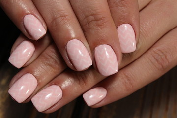 fashion manicure of nails