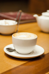 Cup of cappuccino