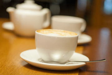 Cup of cappuccino