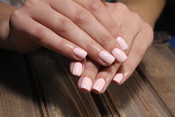 Sexual pink manicure