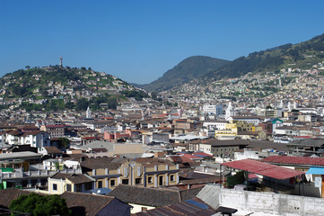 Panorama de la ville de Quito