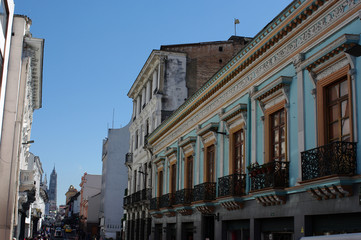 Fototapeta na wymiar Maison coloniale de Quito