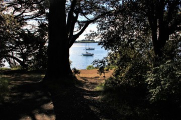 Naklejka premium mer bretagne golfe du morbihan