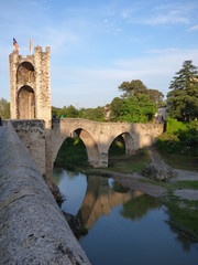 Besalu, pueblo medieval de la Garrotxa, en la provincia de Gerona, Comunidad Aut&oacute;noma de Catalu&ntilde;a, Espa&ntilde;a