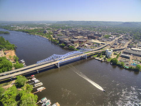 La Crosse Is A Community In Wisconsin On The Mississippi River