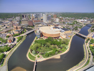 Rochester is a Major City in South East Minnesota centered around Health Care - obrazy, fototapety, plakaty