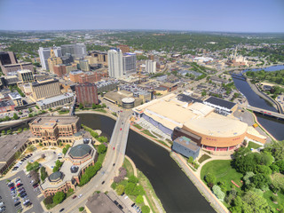 Obraz premium Rochester is a Major City in South East Minnesota centered around Health Care