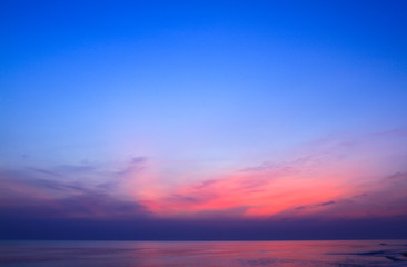 Beautiful sky at  twilight times for background