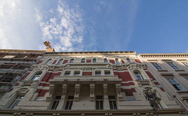 Historisches Gebäude in der Innenstadt von Budapest, Ungarn in Europa