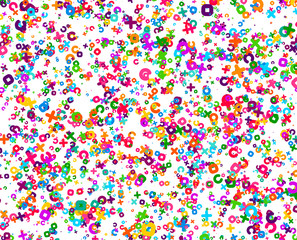 Abstract geometric pattern. Background with colored shapes. Mosaic graphic design. Vivid backdrop for Banners, Posters, Flyers. Vector