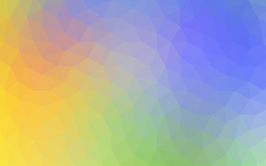 Fototapeta premium Light Multicolor vector abstract polygonal background.