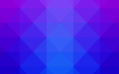 Light Pink, Blue vector shining triangular backdrop.