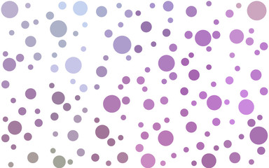 Light Purple, Pink vector pattern of geometric circle shapes.
