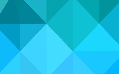Obraz premium Light BLUE vector polygonal background.