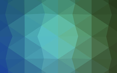 Light Pink, Blue vector polygon abstract background.