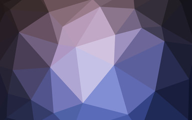 Light Pink, Blue vector abstract polygonal pattern.