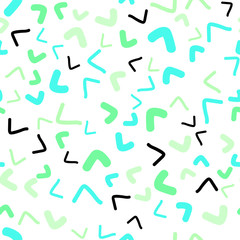 Light Green vector seamless  template with lava shapes.