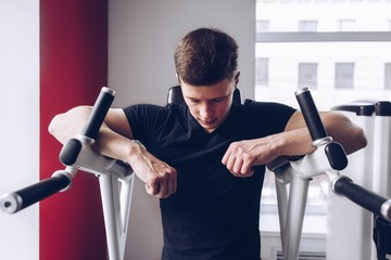 Rest after an effective workout in the gym