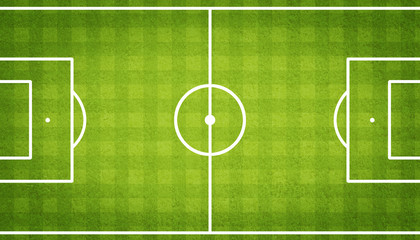 Ball auf dem Fussballplatz