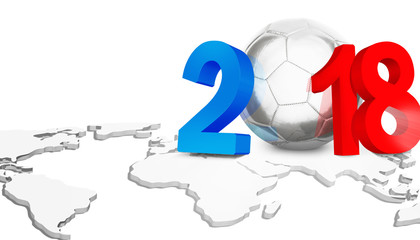 Ball auf dem Fussballplatz