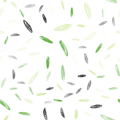 Light Green vector seamless template with circles.