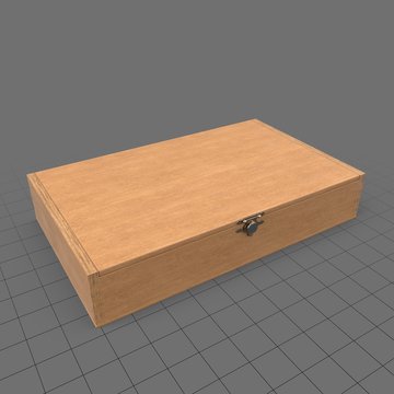 Closed cigar box