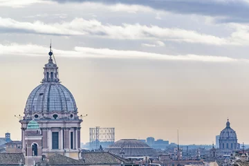 Deurstickers Rome Buildings Aerial View © danflcreativo