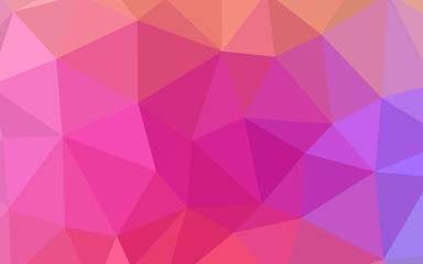 Light Pink, Red vector abstract mosaic pattern.