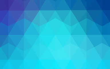 Light Pink, Blue vector polygon abstract background.