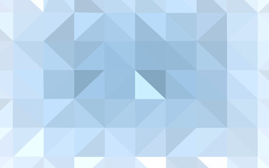 Light BLUE vector polygonal template.