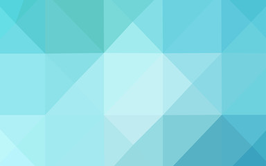 Light Blue, Green vector abstract polygonal pattern.