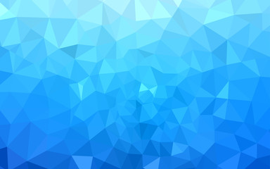 Fototapeta na wymiar Light BLUE vector abstract polygonal pattern.