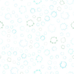 Light Blue, Green vector seamless cover with spots.