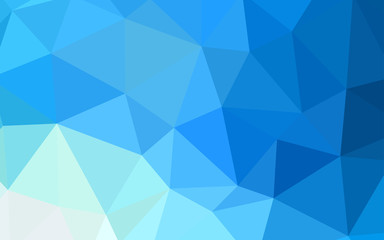 Light BLUE vector polygon abstract layout.