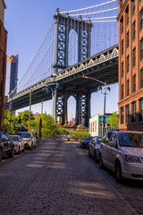 View of Manhattan Bridge from Dumbo