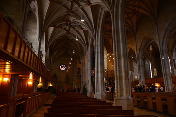 Innenansicht der Stiftskirche (Tübingen)