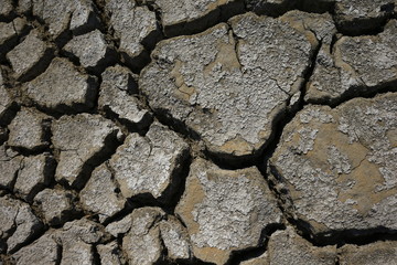 Climate warming dry chapped land