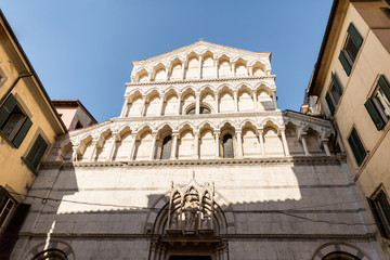 Obraz premium ancient building in old historical city, Pisa, Italy
