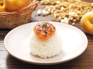 Japanese food, Sea urchin rice ball  