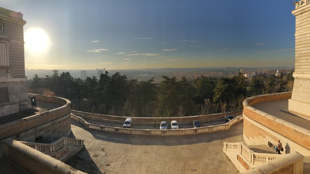 Paisaje desde los calabozos del Palcio Real.