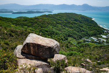 view from mount Tateishi above Itoshima, Fukuoka, Kyushu Japan